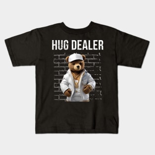 Gangster Hug Dealer Teddy Bear Funny Kids T-Shirt